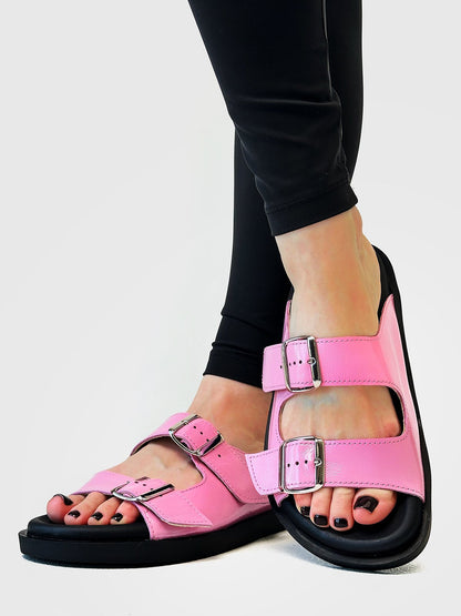 Лакові біркенштоки з м'якою устілкою