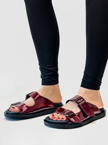 Лакові біркенштоки з м'якою устілкою