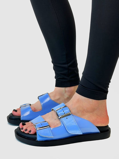 Лакові біркенштоки з м'якою устілкою