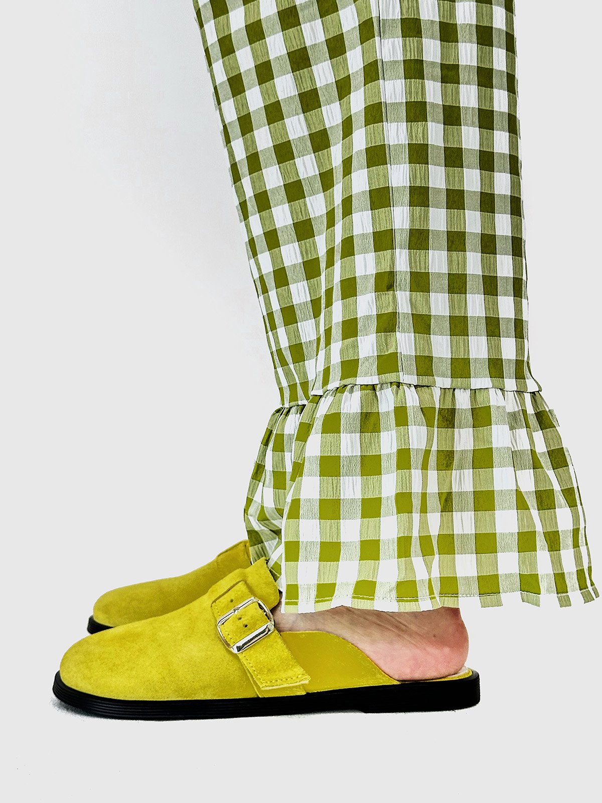 Анатомічні цукеркові мюлі зі 100% замші