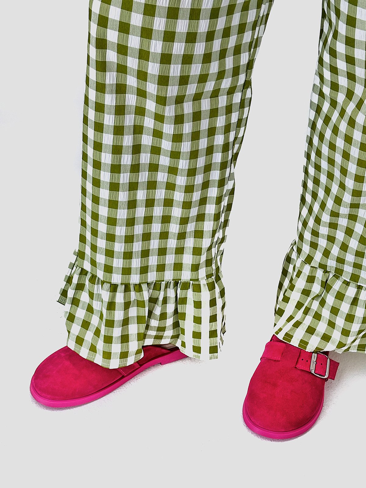 Анатомічні цукеркові мюлі зі 100% замші