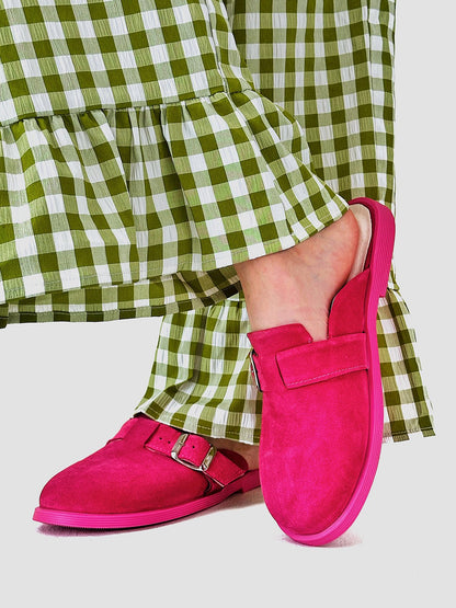 Анатомічні цукеркові мюлі зі 100% замші