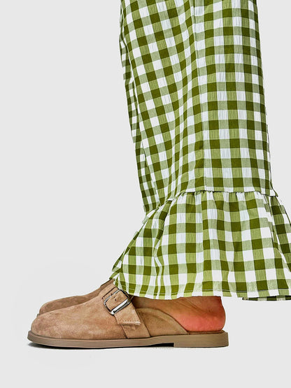 Анатомічні цукеркові мюлі зі 100% замші