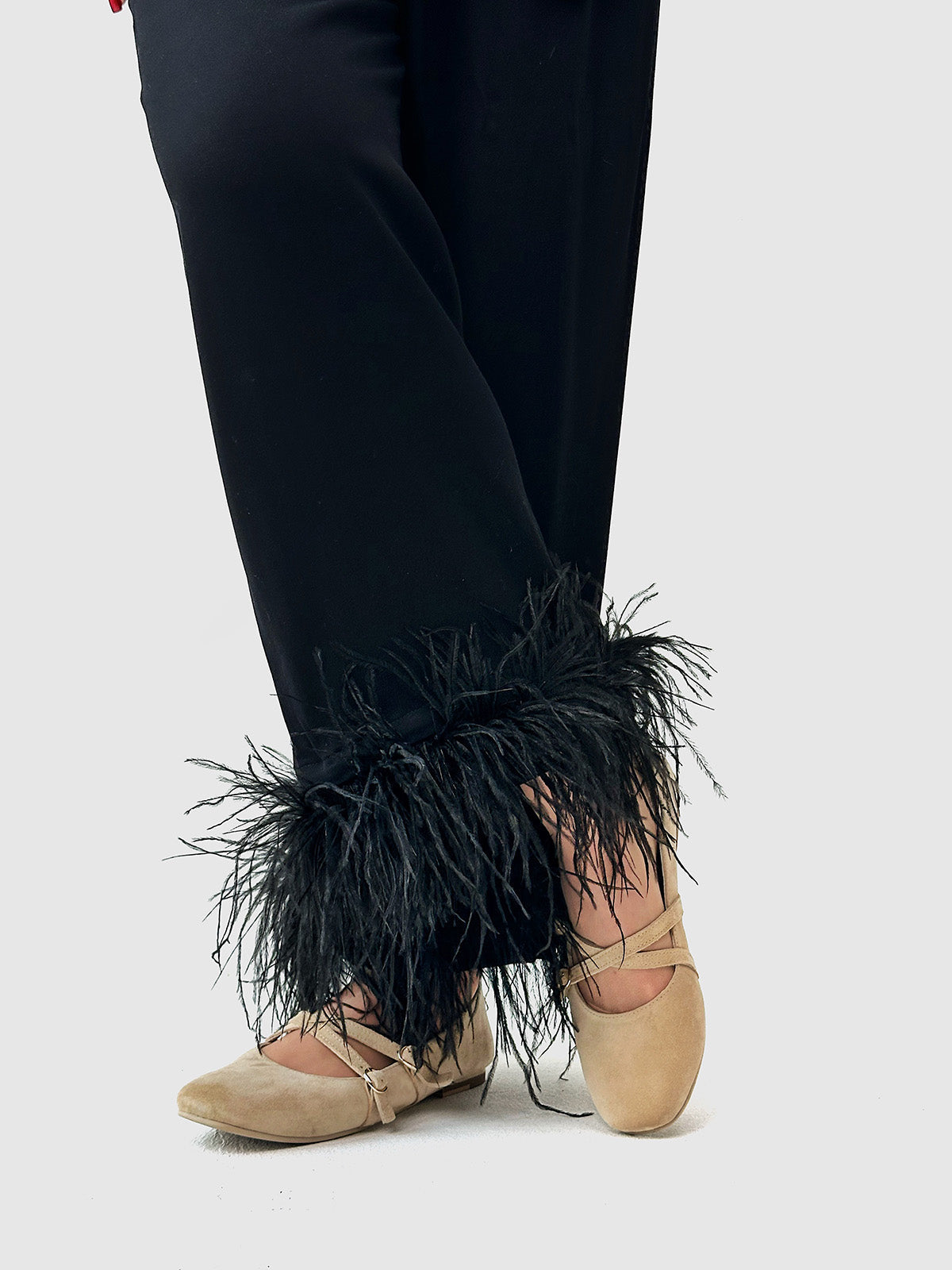 Елегантні балетки-пуанти зі 100% замші